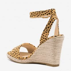 Mata Newest Arrivals Cheetah Print Square Toe Wedges 5 Mata Newest Arrivals Cheetah Print Square Toe Wedges