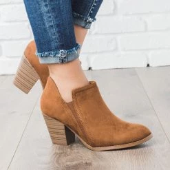 City Classified Shoes Chic Ankle Booties