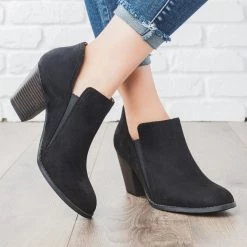 City Classified Shoes Chic Ankle Booties