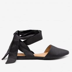 City Classified Shoes Chic Ballet Tie Flats Newest Arrivals