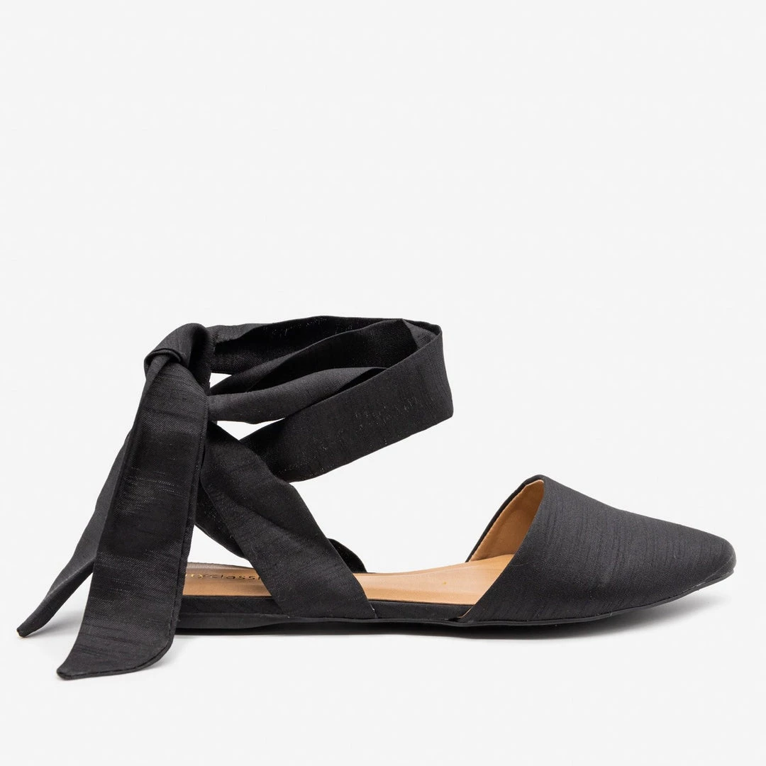 City Classified Shoes Chic Ballet Tie Flats Newest Arrivals 2 City Classified Shoes Chic Ballet Tie Flats Newest Arrivals