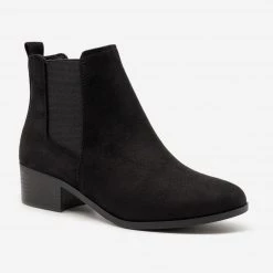 Soda Shoes Newest Arrivals Chic Block Heel Chelsea Boots