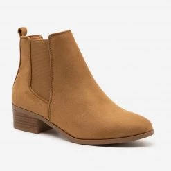 Soda Shoes Newest Arrivals Chic Block Heel Chelsea Boots