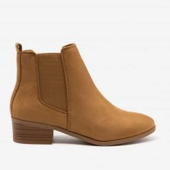 Soda Shoes Newest Arrivals Chic Block Heel Chelsea Boots