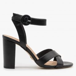 Novo Shoes Newest Arrivals Chic Buckled Summer Heels