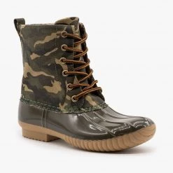 Yoki Chic Camo Print Duck Boots Newest Arrivals