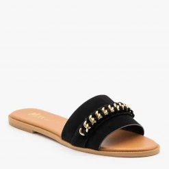 Mixx Shoes Newest Arrivals Chic Chain Accented Sandals