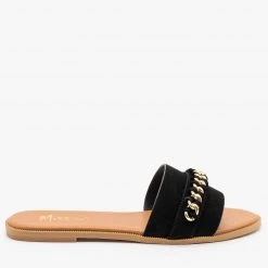 Mixx Shoes Newest Arrivals Chic Chain Accented Sandals