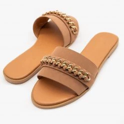 Mixx Shoes Newest Arrivals Chic Chain Accented Sandals