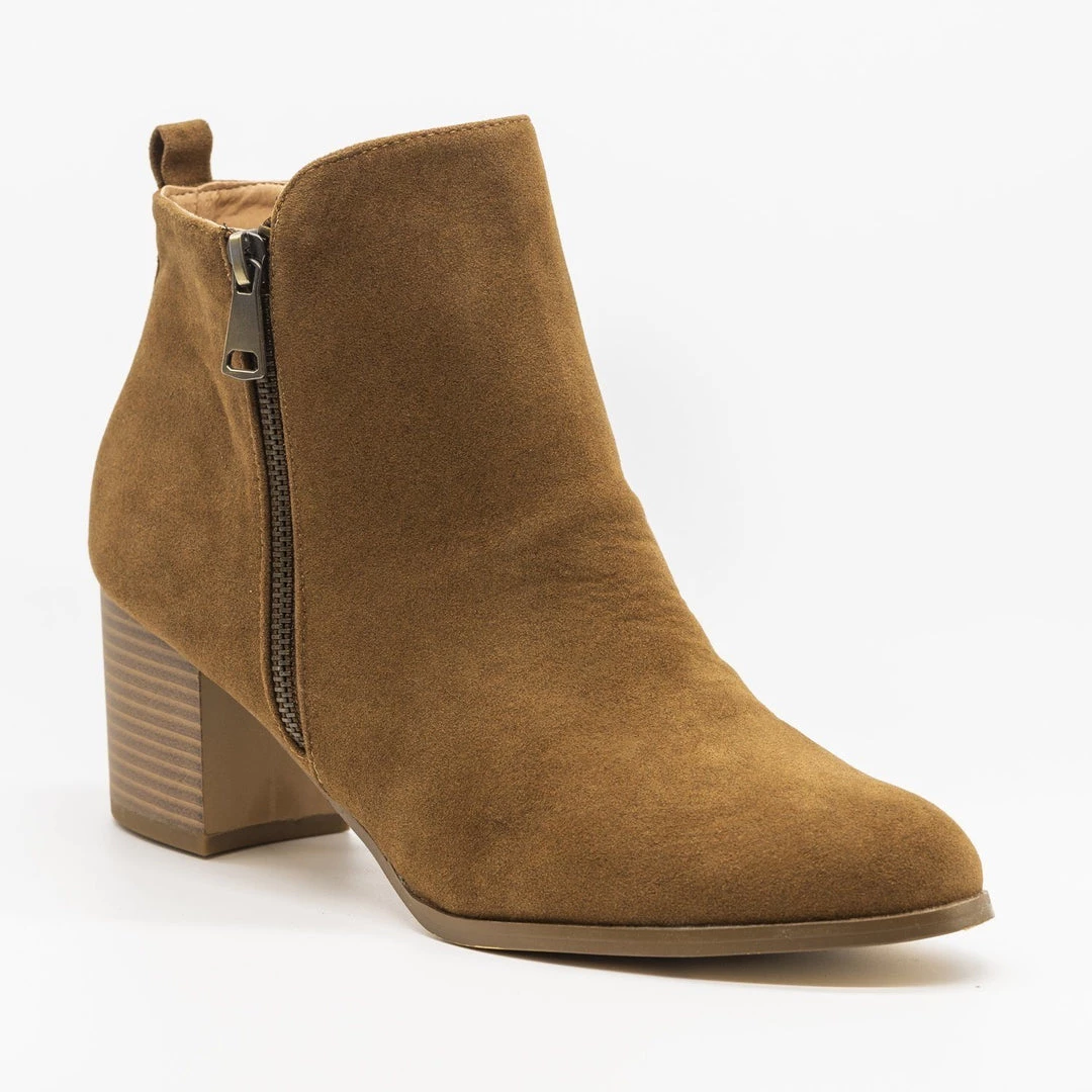 AMS Shoes Chic Classic Zipper Booties 4 AMS Shoes Chic Classic Zipper Booties