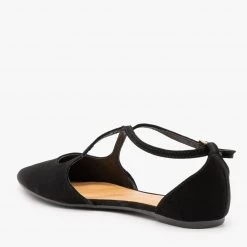 Bamboo Shoes Chic Criss Cross Ballet Flats