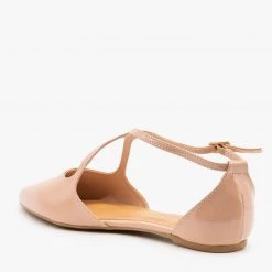 Bamboo Shoes Chic Criss Cross Ballet Flats