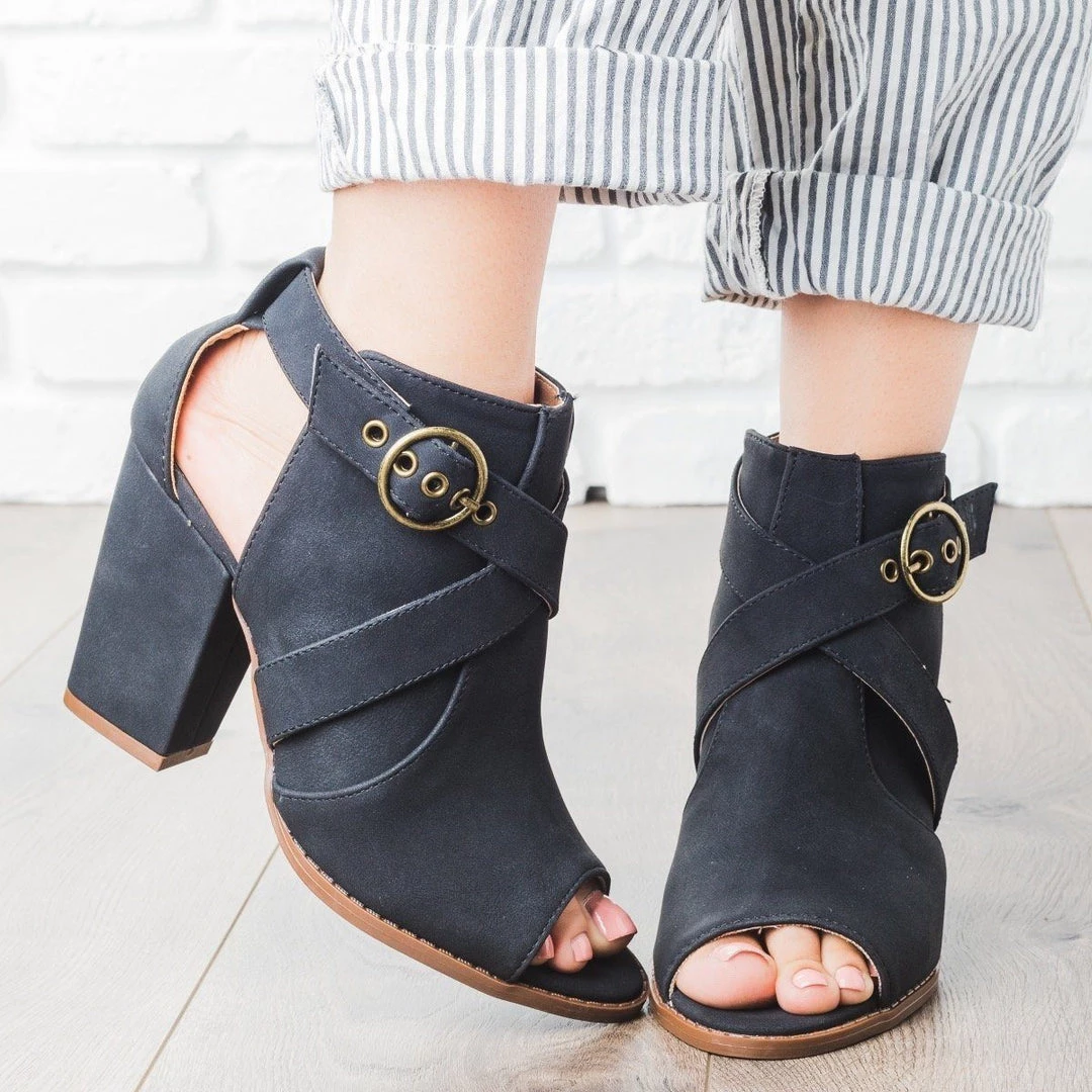 Qupid Shoes Newest Arrivals Chic Criss Cross Bootie Heels 8 Qupid Shoes Newest Arrivals Chic Criss Cross Bootie Heels