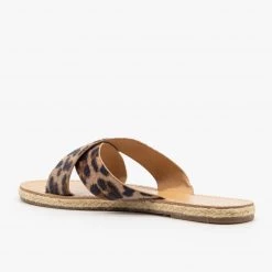 Anna Shoes Chic Criss Cross Espadrille Slides Newest Arrivals