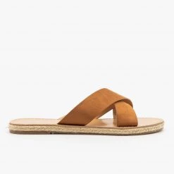Anna Shoes Chic Criss Cross Espadrille Slides Newest Arrivals