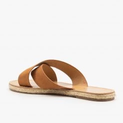 Anna Shoes Chic Criss Cross Espadrille Slides Newest Arrivals