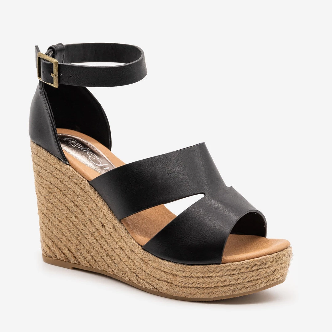 Refresh Newest Arrivals Chic Espadrille Wedge Sandals 4 Refresh Newest Arrivals Chic Espadrille Wedge Sandals