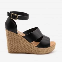 Refresh Newest Arrivals Chic Espadrille Wedge Sandals 14 Refresh Newest Arrivals Chic Espadrille Wedge Sandals