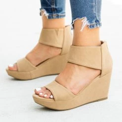 Bamboo Shoes Chic Fashion Wedges