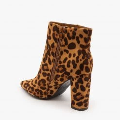 Bamboo Shoes Chic Faux Suede Ankle Booties Newest Arrivals