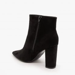 Bamboo Shoes Chic Faux Suede Ankle Booties Newest Arrivals