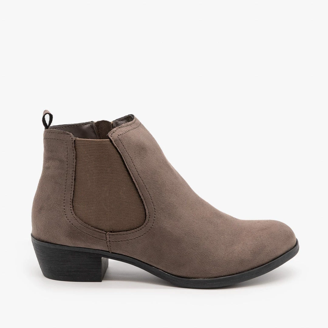 Bamboo Shoes Newest Arrivals Chic Faux Suede Booties 1 Bamboo Shoes Newest Arrivals Chic Faux Suede Booties
