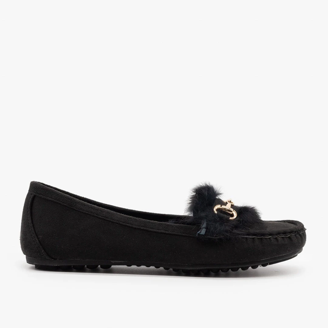 Refresh Newest Arrivals Chic Furry Moccasin Flats 11 Refresh Newest Arrivals Chic Furry Moccasin Flats