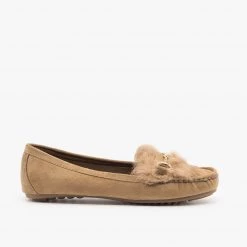 Refresh Newest Arrivals Chic Furry Moccasin Flats