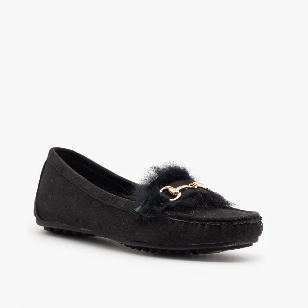 Refresh Newest Arrivals Chic Furry Moccasin Flats 10 Refresh Newest Arrivals Chic Furry Moccasin Flats