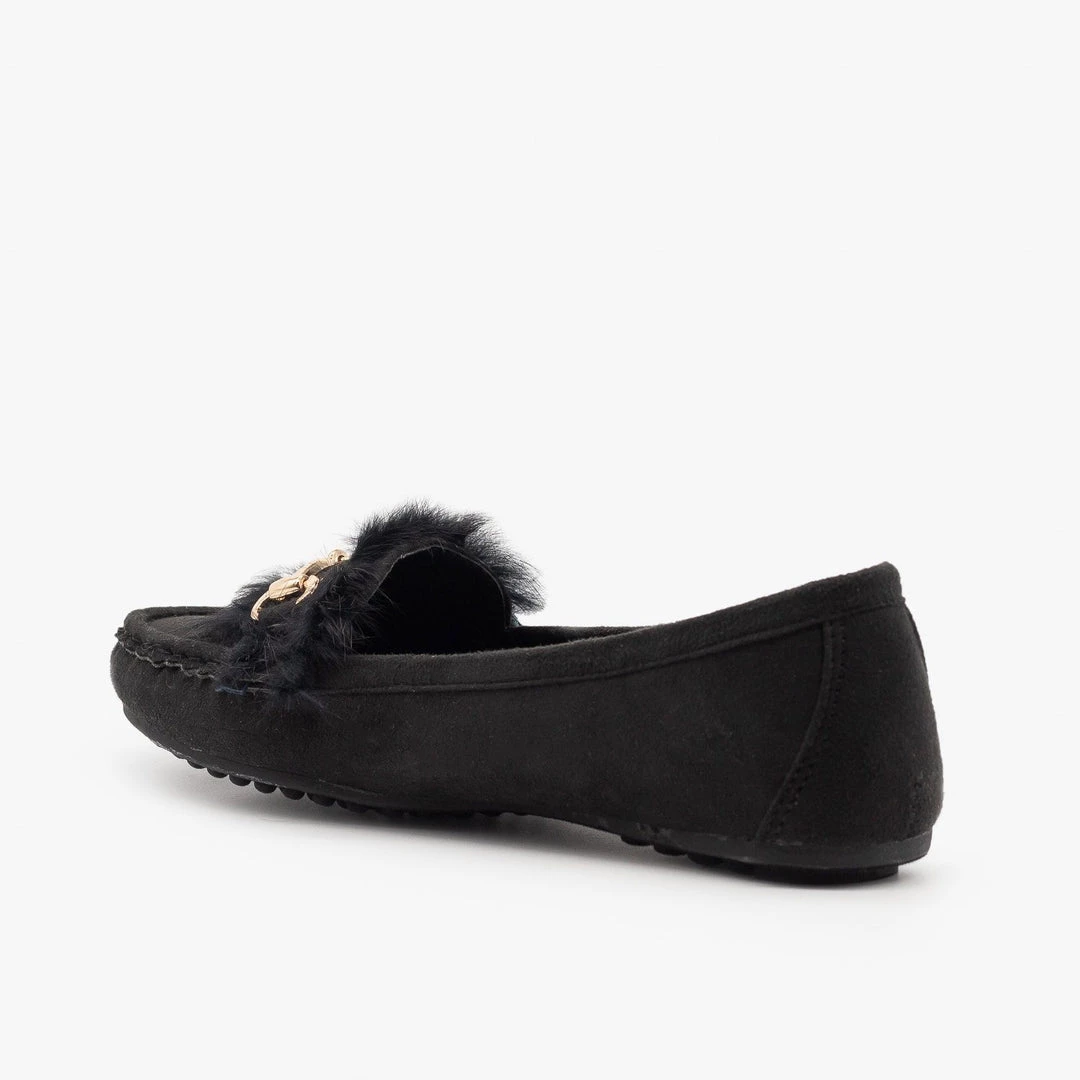 Refresh Newest Arrivals Chic Furry Moccasin Flats 12 Refresh Newest Arrivals Chic Furry Moccasin Flats
