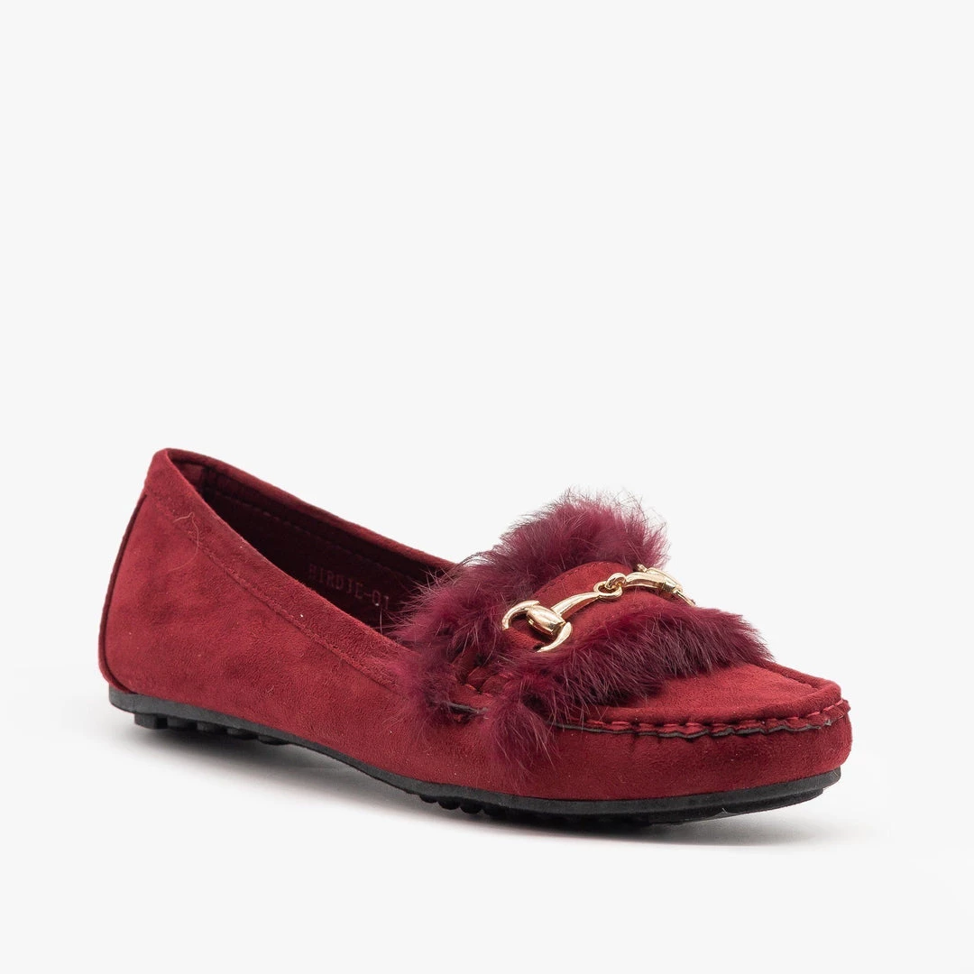 Refresh Newest Arrivals Chic Furry Moccasin Flats 7 Refresh Newest Arrivals Chic Furry Moccasin Flats