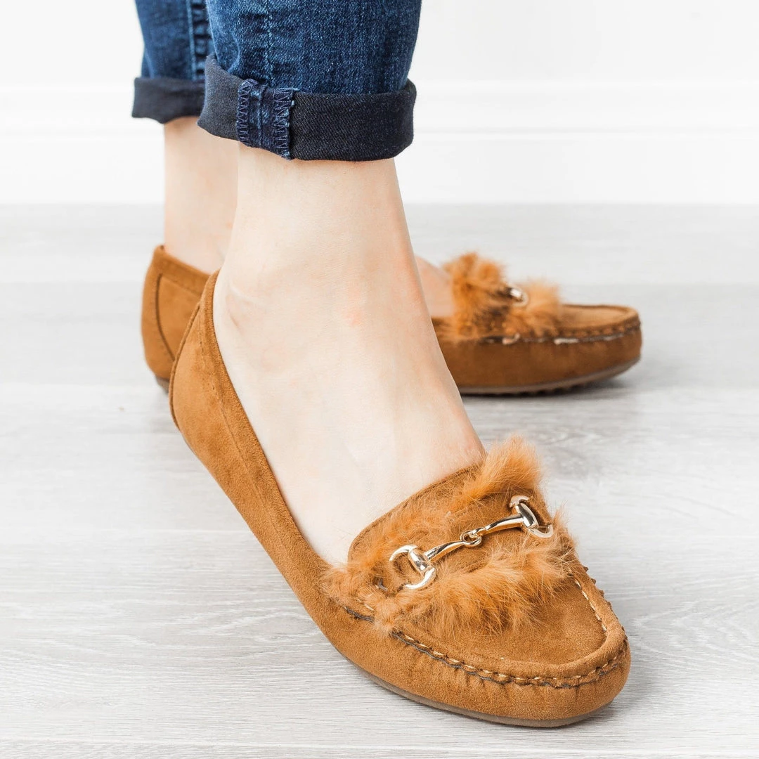 Refresh Newest Arrivals Chic Furry Moccasin Flats 13 Refresh Newest Arrivals Chic Furry Moccasin Flats