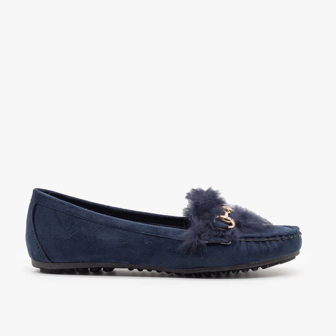 Refresh Newest Arrivals Chic Furry Moccasin Flats 6 Refresh Newest Arrivals Chic Furry Moccasin Flats