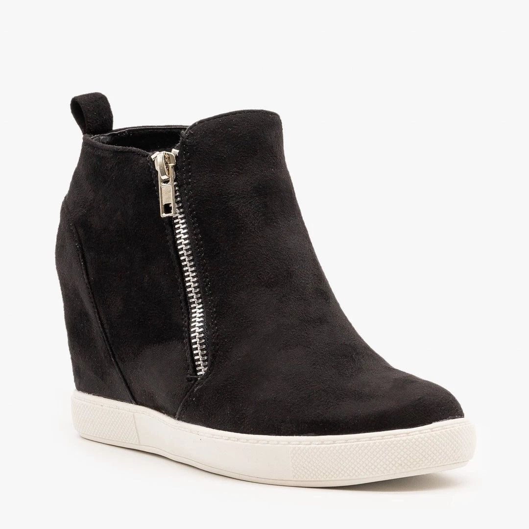 AMS Shoes Chic Inner Wedge Sneakers 6 AMS Shoes Chic Inner Wedge Sneakers