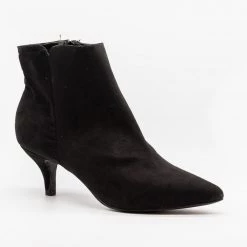 Bamboo Shoes Chic Kitten Heel Booties