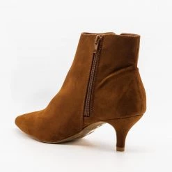 Bamboo Shoes Chic Kitten Heel Booties