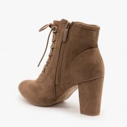 Nature Breeze Newest Arrivals Chic Lace Up Booties