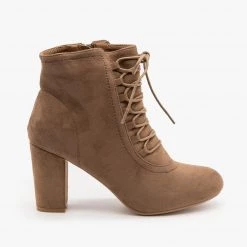 Nature Breeze Newest Arrivals Chic Lace Up Booties