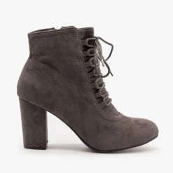 Nature Breeze Newest Arrivals Chic Lace Up Booties