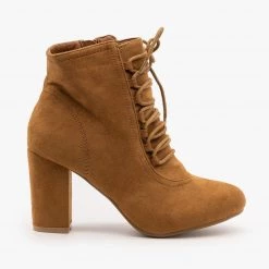 Nature Breeze Newest Arrivals Chic Lace Up Booties