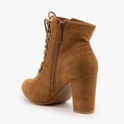 Nature Breeze Newest Arrivals Chic Lace Up Booties