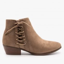 Refresh Newest Arrivals Chic Lace-Up Fall Booties