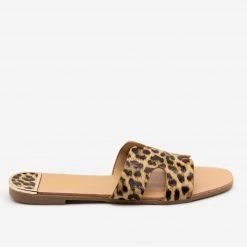 AMS Shoes Chic Leopard Print Sandals Newest Arrivals