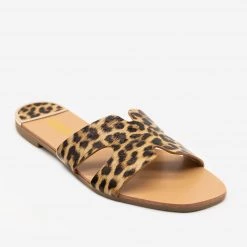 AMS Shoes Chic Leopard Print Sandals Newest Arrivals