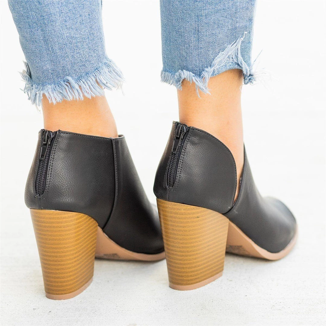 Yoki Chic Open-Toe Heeled Booties Newest Arrivals 8 Yoki Chic Open-Toe Heeled Booties Newest Arrivals