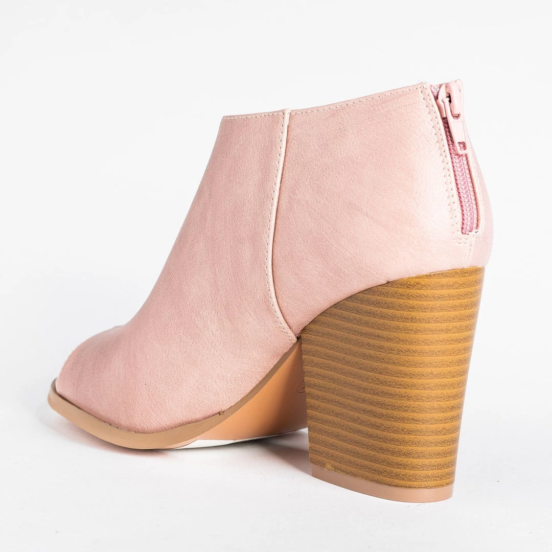 Yoki Chic Open-Toe Heeled Booties Newest Arrivals 5 Yoki Chic Open-Toe Heeled Booties Newest Arrivals