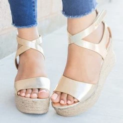 Refresh Chic Open Toe Wedges