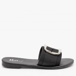 Mixx Shoes Chic Oversized Buckle Sandals