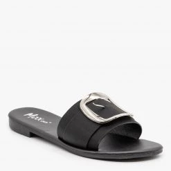 Mixx Shoes Chic Oversized Buckle Sandals