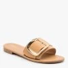 Mixx Shoes Chic Oversized Buckle Sandals